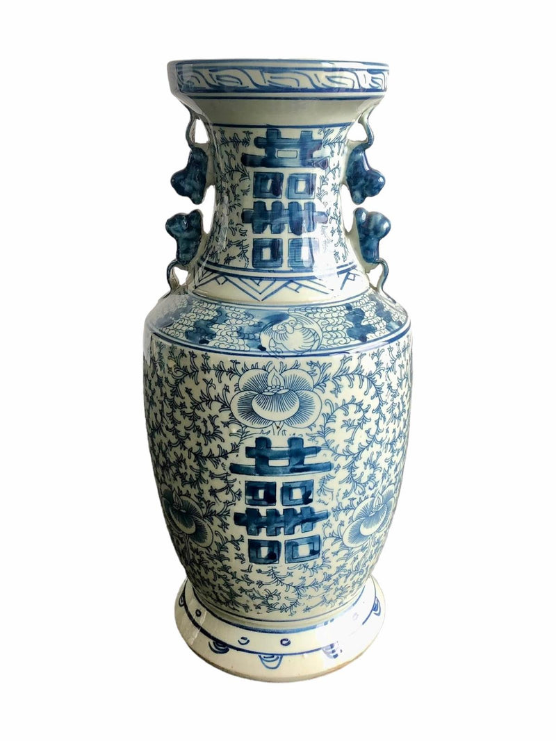 Kobi Blue and White Vase