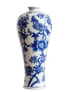 Luna Blue and White Vase