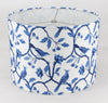 Vossa Blue and White Drum Lamp Shade