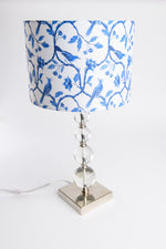 Vossa Blue and White Drum Lamp Shade