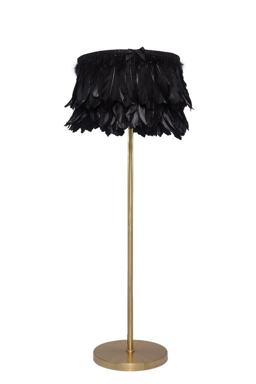 Zool Black Feather Lamp Shade