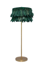 Castile Green Feather Lamp Shade