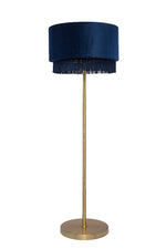 Edin Navy Blue Velvet Lamp Shade