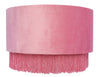 Mona Flush Pink Velvet Lamp Shade