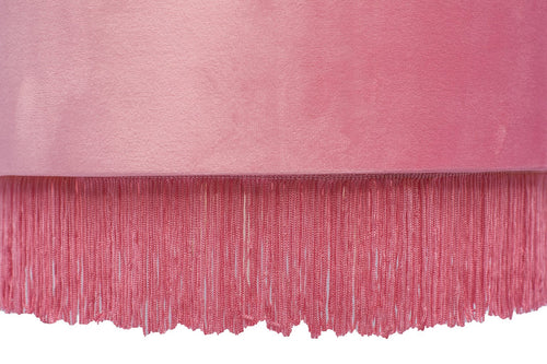 Mona Flush Pink Velvet Lamp Shade