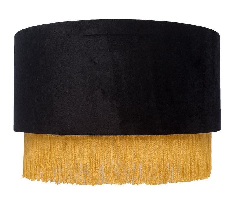 Black store velvet lampshade