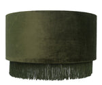 Adel Dark Green Velvet Lamp Shade