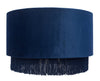 Edin Navy Blue Velvet Lamp Shade