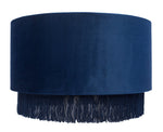 Edin Navy Blue Velvet Lamp Shade