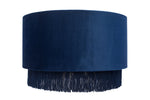 Edin Navy Blue Velvet Lamp Shade