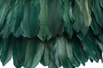 Castile Green Feather Lamp Shade