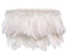 Swani White Feather Lamp Shade