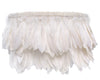 Swani White Feather Lamp Shade