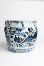 Hampton Blue and White Porcelain Planter