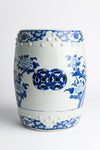 Aria Blue and White Porcelain Stool