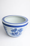 Stirling Blue and White  Porcelain Planter