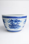 Stirling Blue and White  Porcelain Planter